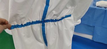 Waterproof Disposable Protective Coveralls For Medical Clinics , Hospital Ward , Inspection Rooms, Protective clothing